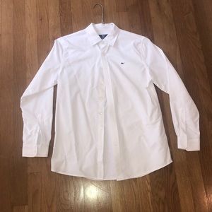 Boys Vineyard Vines Oxford White Button Down